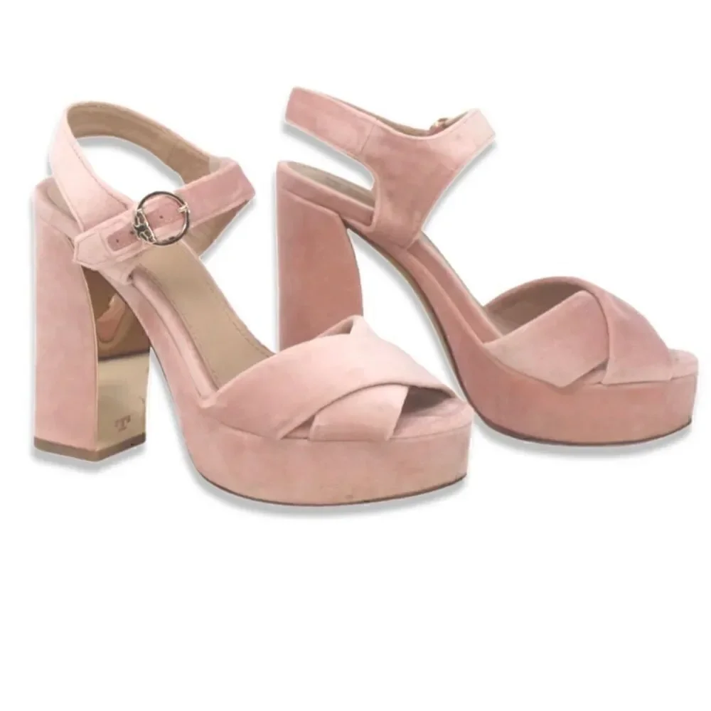 Tory Burch Loretta Velvet Platform Size 11